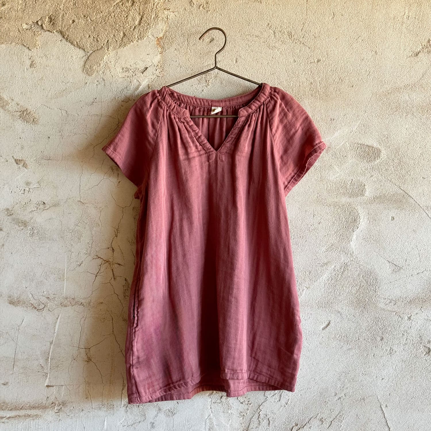 Carla Short Dress - Kids - DS Double Saloo - S042 Baobab Rose - n°74 E - Shop - 7400000137035