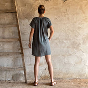 Carla Short Dress - Women - DS Double Saloo - S032 Ice Blue - n°74 E - Shop - 7400000136978