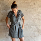 Carla Short Dress - Women - DS Double Saloo - S032 Ice Blue - n°74 E - Shop - 7400000136978