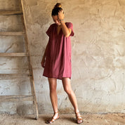 Carla Short Dress - Women - DS Double Saloo - S042 Baobab Rose - n°74 E - Shop - 7400000136980