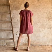 Carla Short Dress - Women - DS Double Saloo - S042 Baobab Rose - n°74 E - Shop - 7400000136980