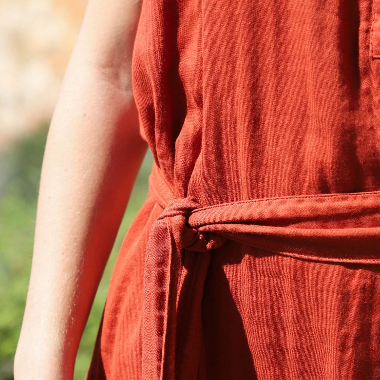 Carla Short Dress - Women - DS Double Saloo - S051 Terracotta - n°74 E - Shop - 7400000137195