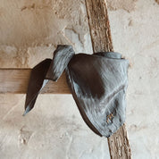 Carmel Scarf - Women - HS Habotai Silk 40 - S045 Stone Grey