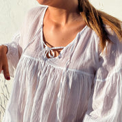 Cassandra Shirt - Women - CV Cotton Voile - S001 White - n°74 E - Shop - 7400000137429