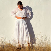 Cassandra Skirt - Women - CV Cotton Voile - S001 White - n°74 E - Shop - 7400000137423