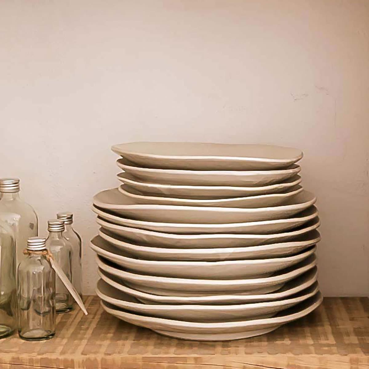 Ceramic Plate - S000 Natural - n°74 E - Shop - 7400000133945