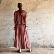 Chloe Dress - Women  - CS Cotton Silk - S060 Jaipur Pink