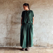Chloe Dress - Women  - CS Cotton Silk - S061 Jade Green