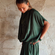 Chloe Dress - Women  - CS Cotton Silk - S061 Jade Green