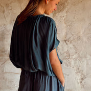 Chloe Top - Women  - CS Cotton Silk - S055 Aegean Blue