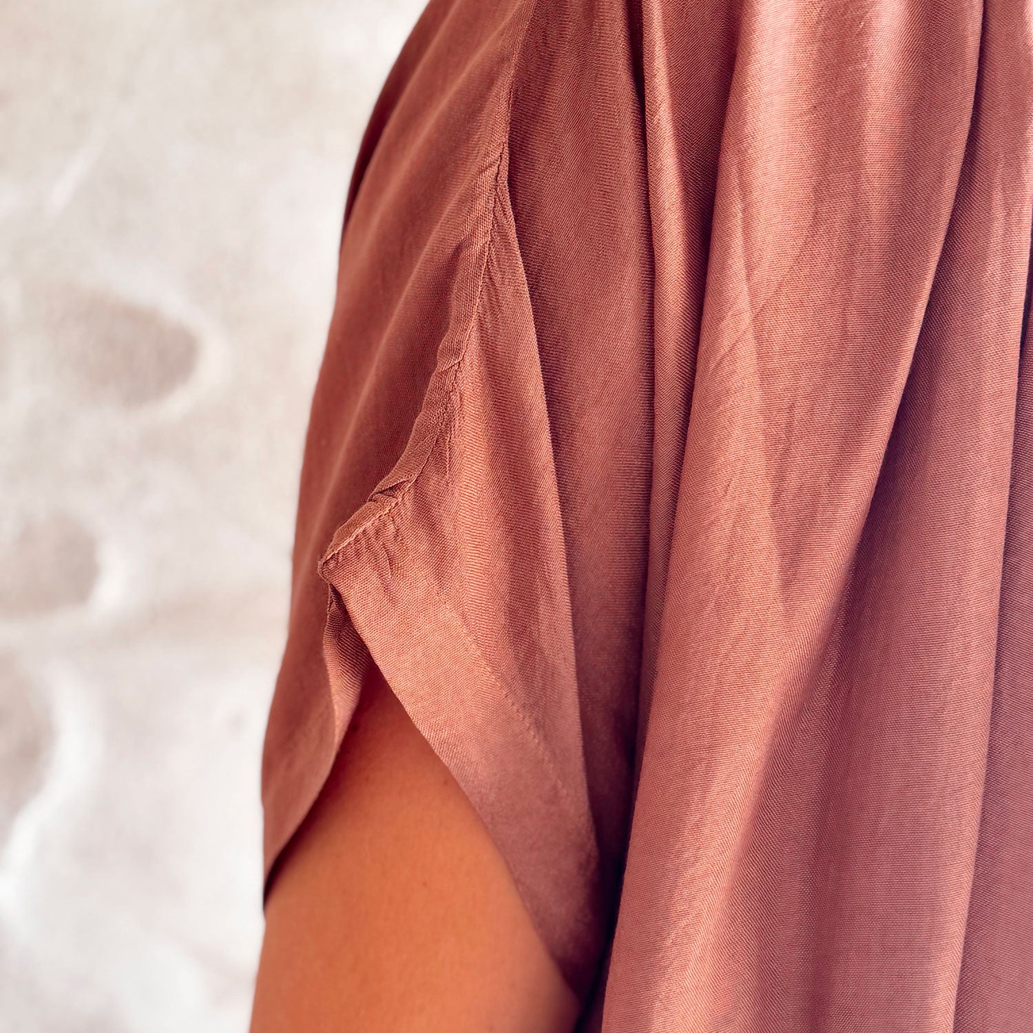 Chloe Top - Women  - CS Cotton Silk - S060 Jaipur Pink