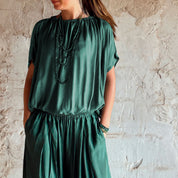 Chloe Top - Women  - CS Cotton Silk - S061 Jade Green