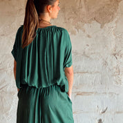 Chloe Top - Women  - CS Cotton Silk - S061 Jade Green