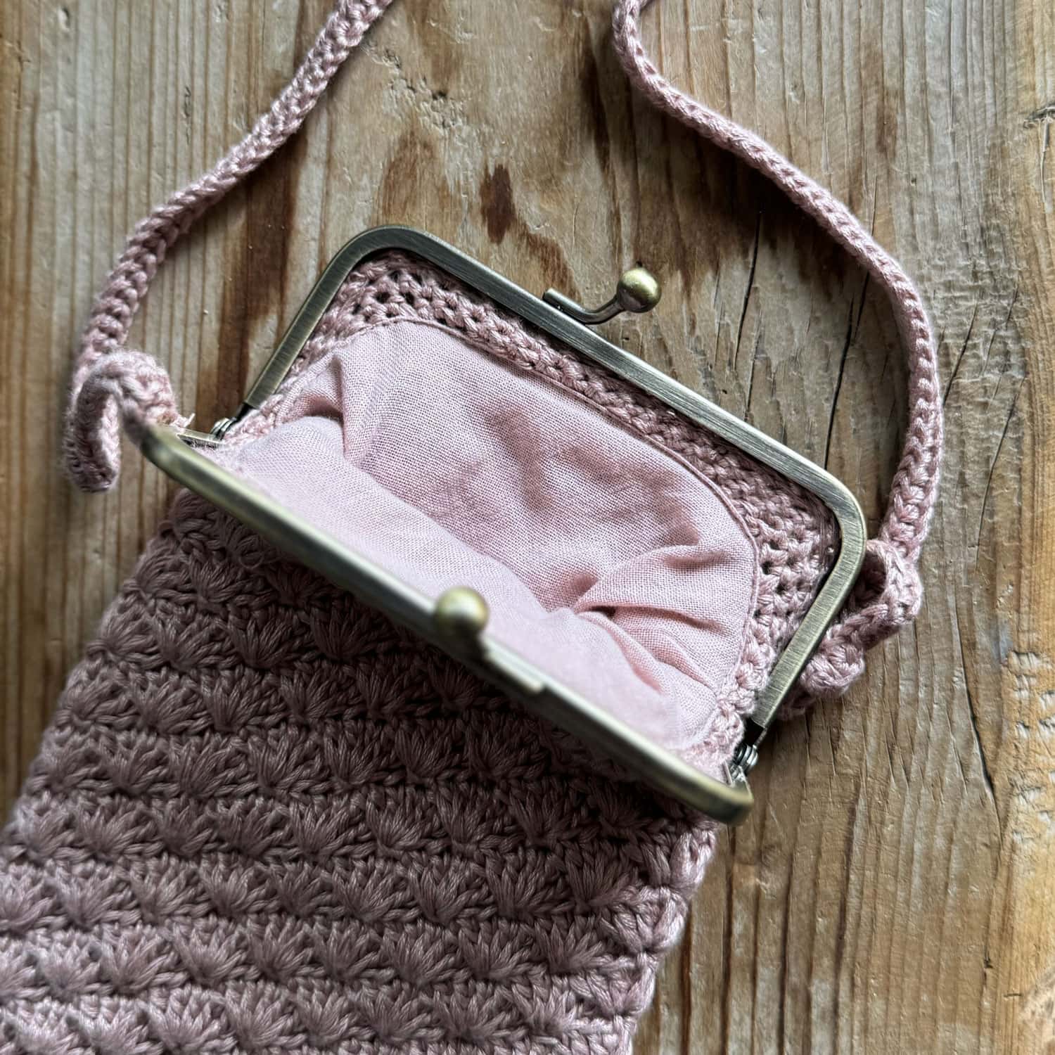 Colette Phone Bag - RY Rayon - S007 Dusty Pink - n°74 E - Shop - 7400000137375