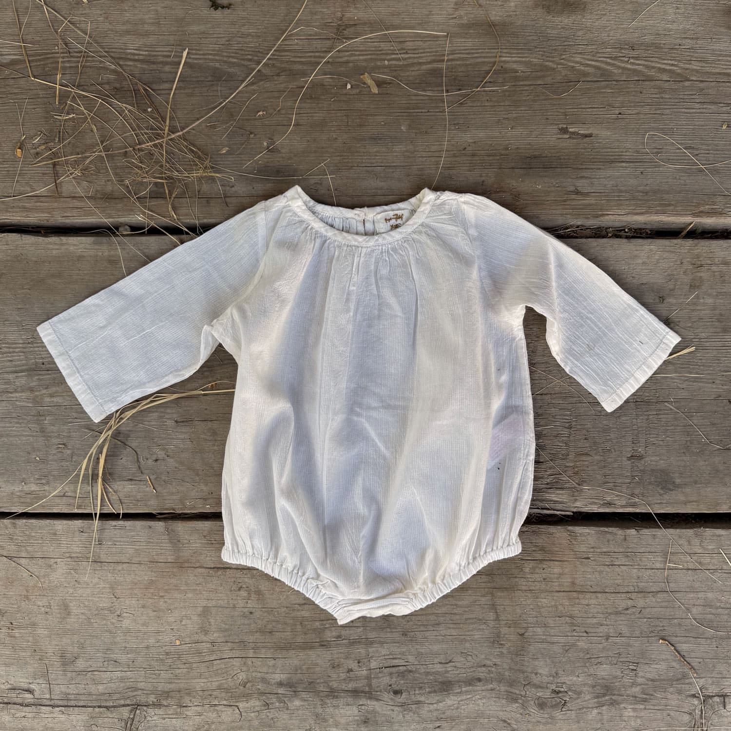 Dobby Bodysuit - Baby - CD Cotton Dobby - S000 Natural