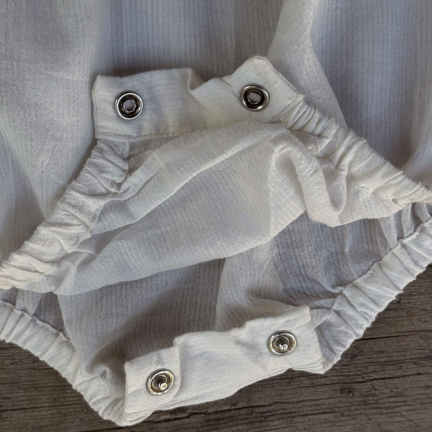 Dobby Bodysuit - Baby - CD Cotton Dobby - S000 Natural