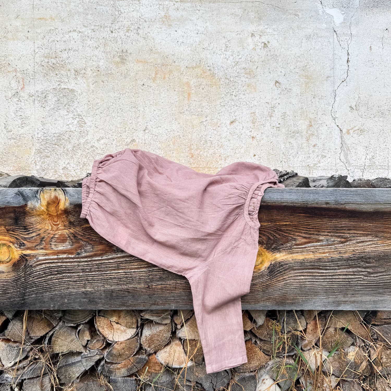 Dobby Bodysuit - Baby - CD Cotton Dobby - S007 Dusty Pink