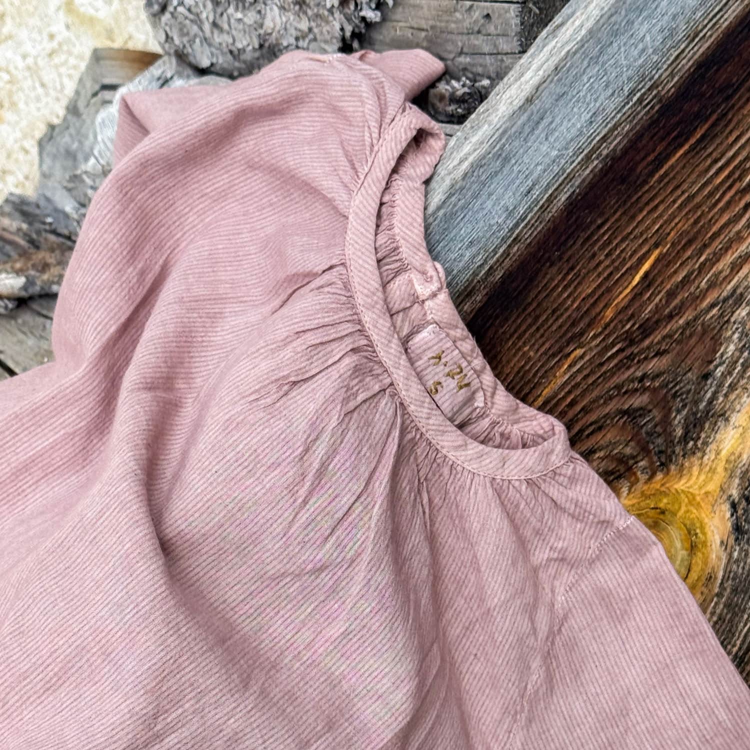 Dobby Bodysuit - Baby - CD Cotton Dobby - S007 Dusty Pink