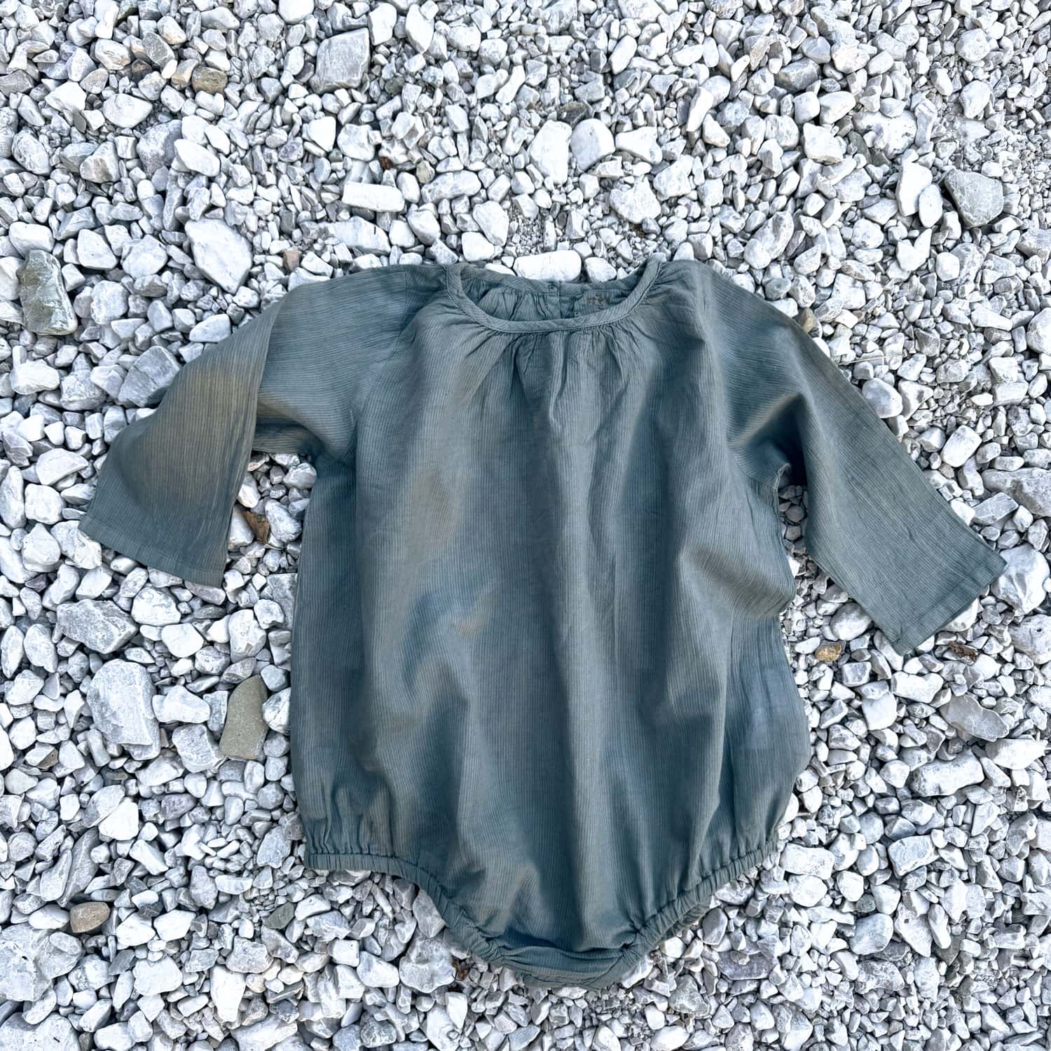 Dobby Bodysuit - Baby - CD Cotton Dobby - S032 Ice Blue - n°74 E - Shop - 7400000137489