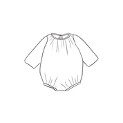 Dobby Bodysuit - Baby - CD Cotton Dobby - S032 Ice Blue - n°74 E - Shop - 7400000137489