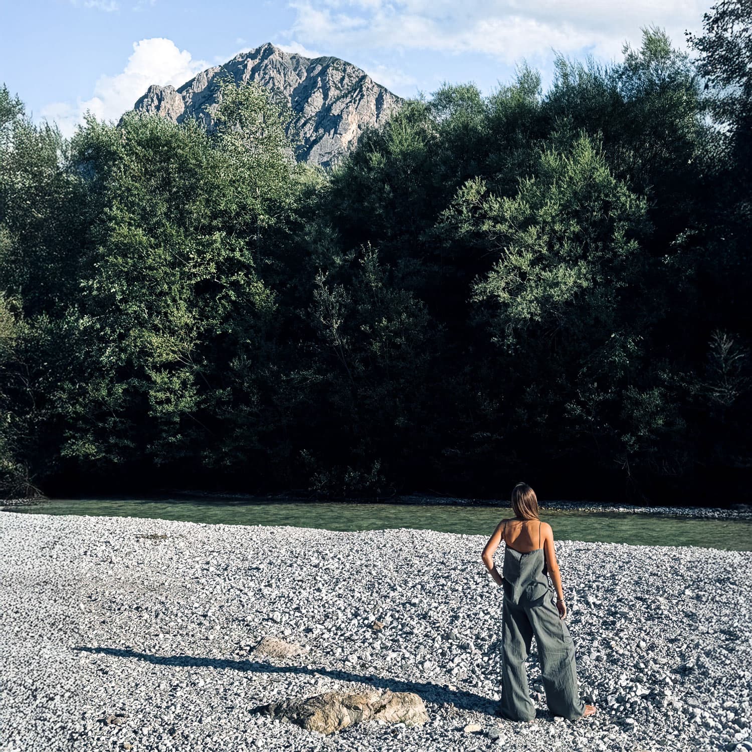 Dobby Pants - Women - CD Cotton Dobby - S032 Ice Blue - n°74 E - Shop - 7400000137457