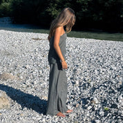 Dobby Pants - Women - CD Cotton Dobby - S032 Ice Blue - n°74 E - Shop - 7400000137457