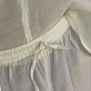 Dobby Short Pants - Women - CD Cotton Dobby - S000 Natural - n°74 E - Shop - 7400000137447