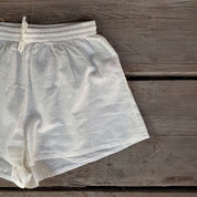 Dobby Short Pants - Women - CD Cotton Dobby - S000 Natural
