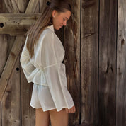 Dobby Short Pants - Women - CD Cotton Dobby - S000 Natural