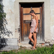Dobby Short Pants - Women - CD Cotton Dobby - S007 Dusty Pink