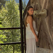 Dobby Tank Top - Women - CD Cotton Dobby - S000 Natural - n°74 E - Shop - 7400000137459