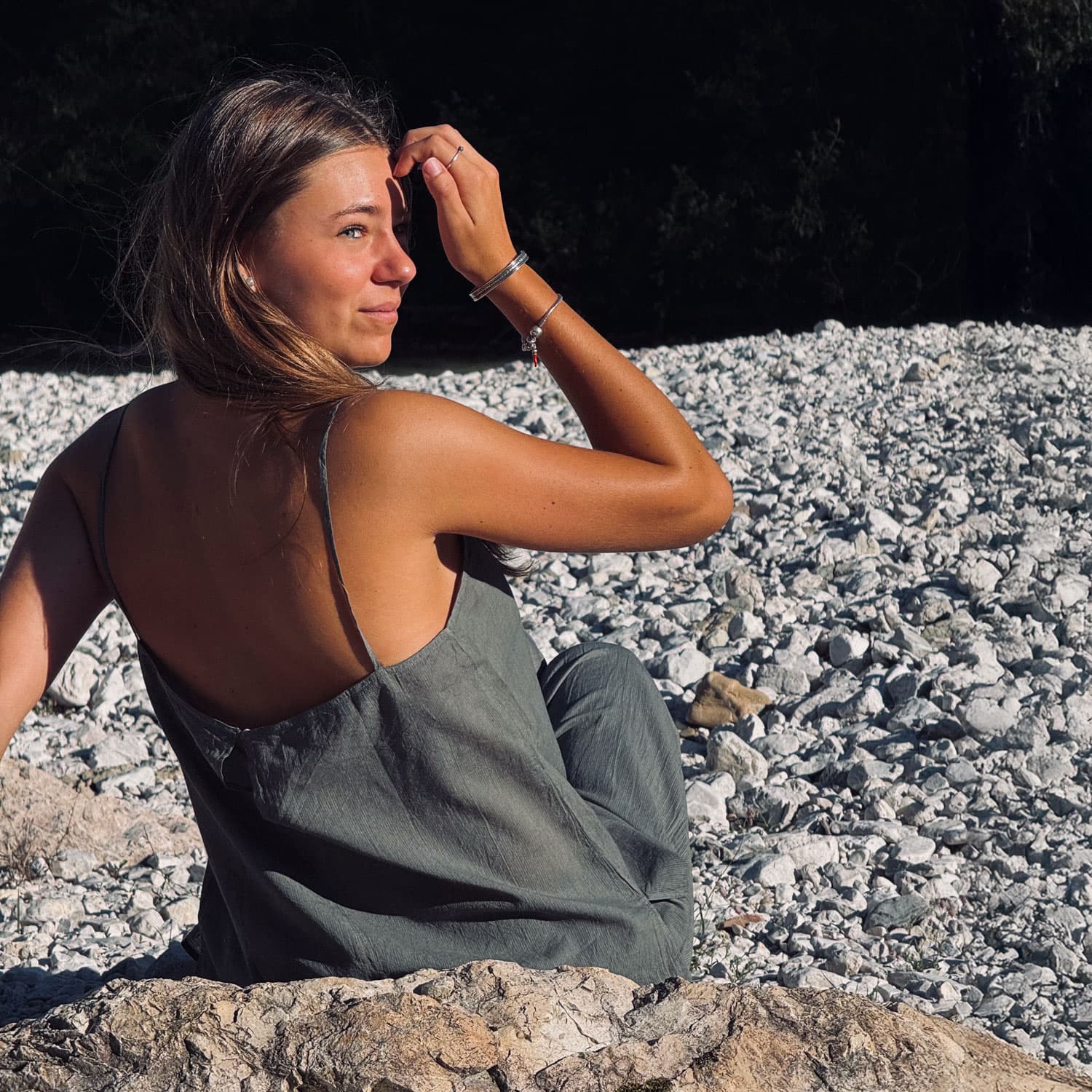 Dobby Tank Top - Women - CD Cotton Dobby - S032 Ice Blue - n°74 E - Shop - 7400000137463