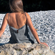 Dobby Tank Top - Women - CD Cotton Dobby - S032 Ice Blue