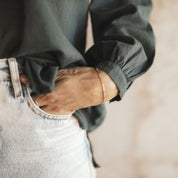 Elena Shirt - Women - SS Simple Saloo - S021 Dark Green Grey - n°74 E - Shop - 7400000136464