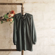 Elena Shirt - Women - SS Simple Saloo - S021 Dark Green Grey - n°74 E - Shop - 7400000136464