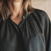 Elena Shirt - Women - SS Simple Saloo - S021 Dark Green Grey - n°74 E - Shop - 7400000136464