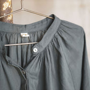 Elena Shirt - Women - SS Simple Saloo - S021 Dark Green Grey - n°74 E - Shop - 7400000136464