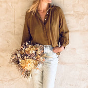 Elena Shirt - Women - SS Simple Saloo - S050 Antique Bronze - n°74 E - Shop - 7400000136465