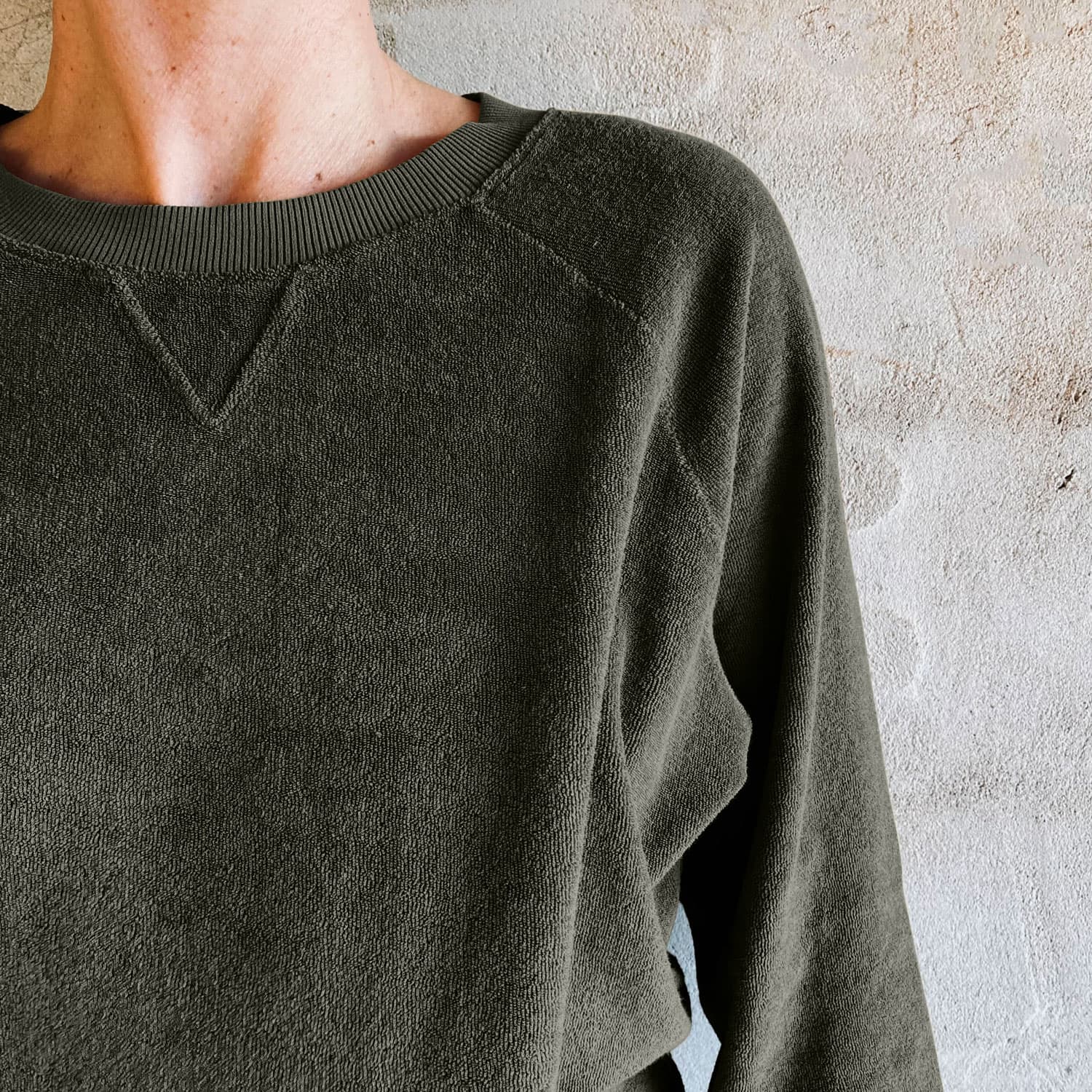 Elie Jumper - Women - TJ Terry Jersey - S021 Dark Green Grey - n°74 E - Shop - 7400000136648