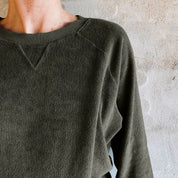 Elie Jumper - Women - TJ Terry Jersey - S021 Dark Green Grey - n°74 E - Shop - 7400000136648