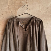 Elisa Dress - Kids - CO Cotton Corduroy - S045 Stone Grey - n°74 E - Shop - 7400000137575