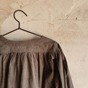 Elisa Dress - Kids - CO Cotton Corduroy - S045 Stone Grey - n°74 E - Shop - 7400000137575