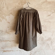 Elisa Dress - Kids - CO Cotton Corduroy - S045 Stone Grey - n°74 E - Shop - 7400000137575