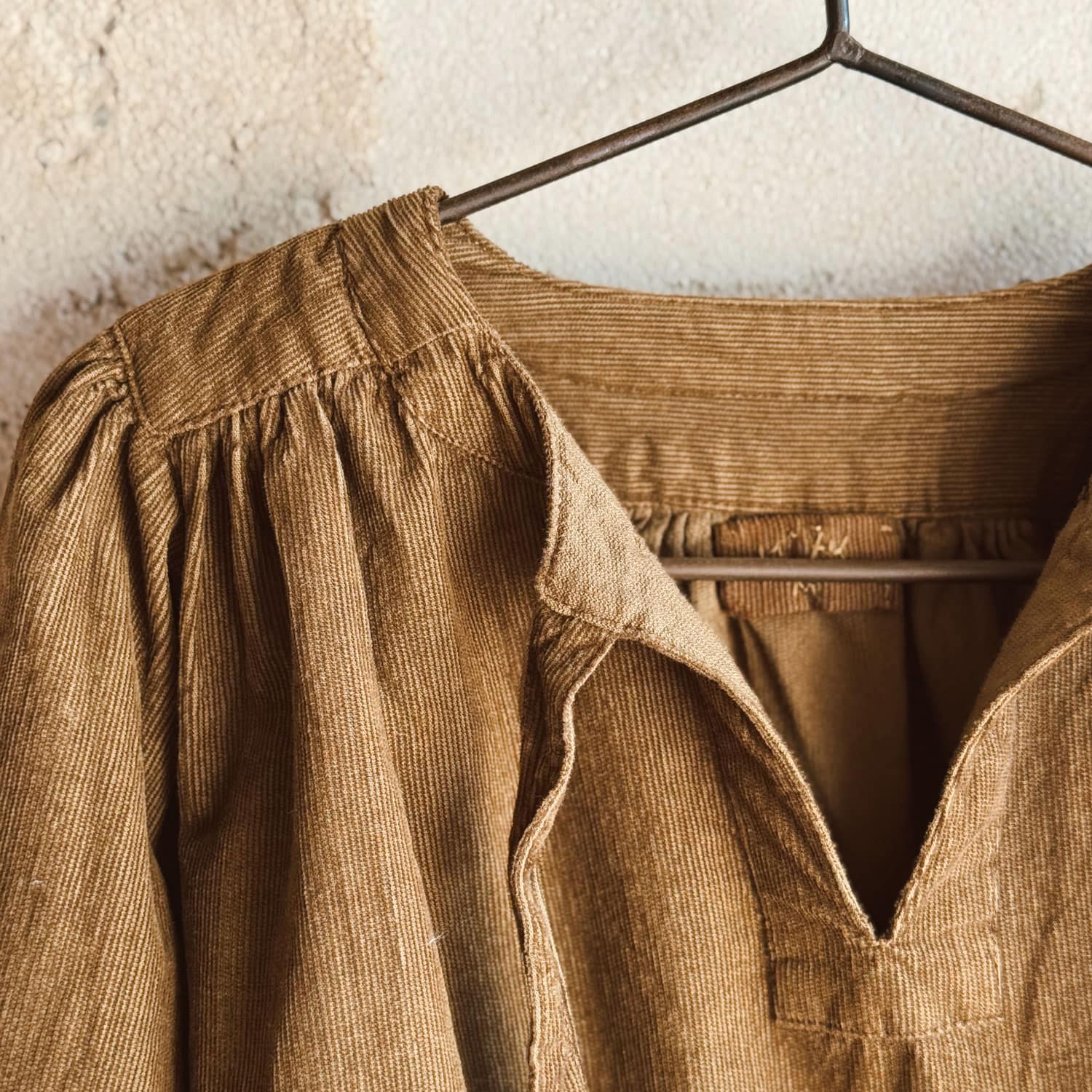 Elisa Dress - Kids - CO Cotton Corduroy - S057 Coffee Bronze - n°74 E - Shop - 7400000137579