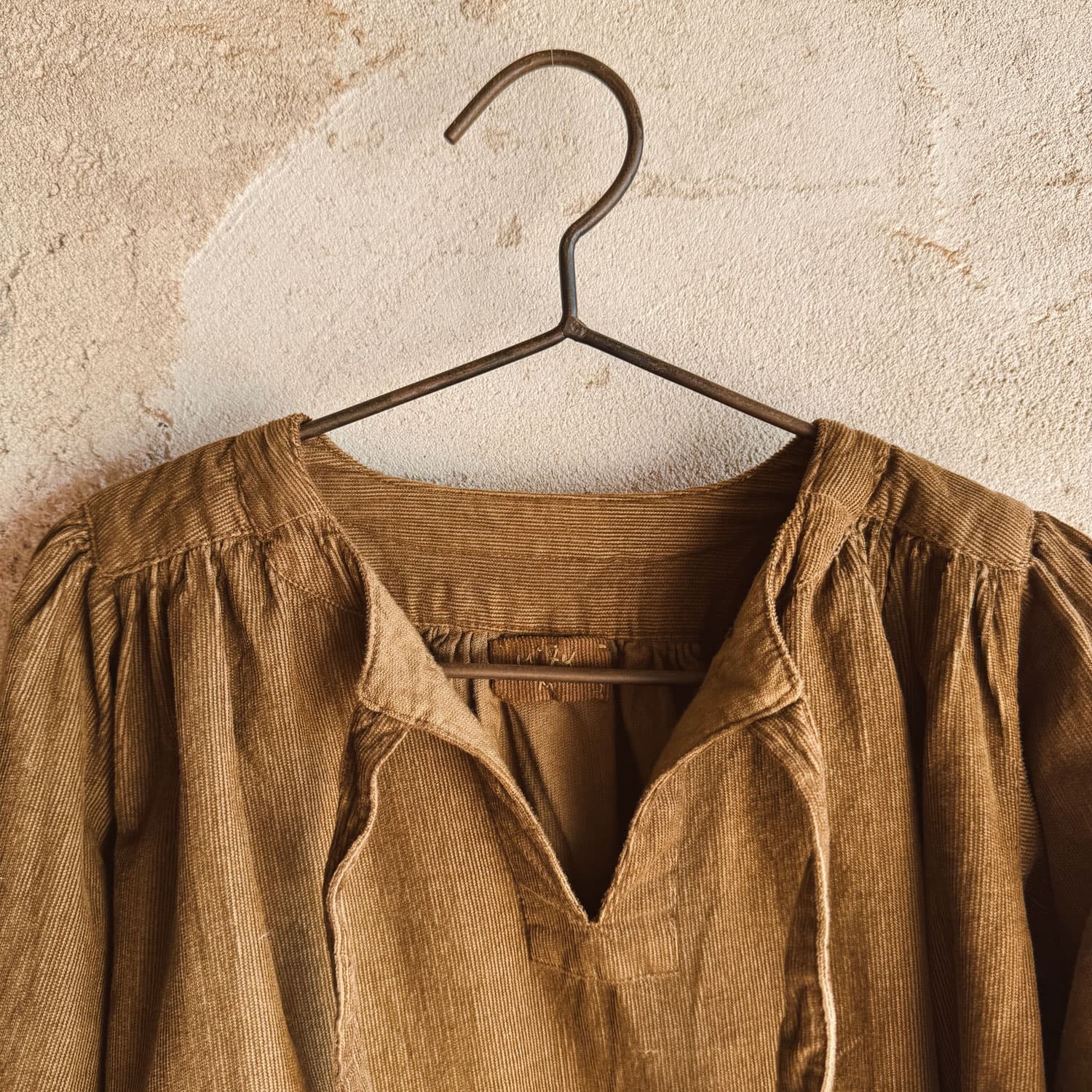 Elisa Dress  - Kids - CO Cotton Corduroy - S057 Coffee Bronze