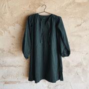 Elisa Dress  - Kids - CO Cotton Corduroy - S059 Dark Teal