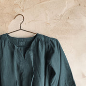 Elisa Dress  - Kids - CO Cotton Corduroy - S059 Dark Teal