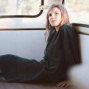 Elisa Dress  - Kids - CO Cotton Corduroy - S059 Dark Teal