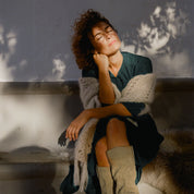 Elisa Dress - Women - CO Cotton Corduroy - S059 Dark Teal - n°74 E - Shop - 7400000137562