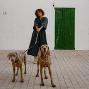 Elisa Dress - Women - CO Cotton Corduroy - S059 Dark Teal - n°74 E - Shop - 7400000137562